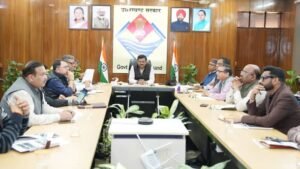 वन विभाग की कैम्पा परियोजना संचालन समिति की 12वीं बैठक मुख्य सचिव श्री आनंद बर्द्धन की अध्यक्षता में आयोजित की गई