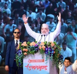 हरिद्वार में अमित शाह का बड़ा बयान: ‘अटल ने बनाया उत्तराखण्ड, मोदी इसे संवार रहे’