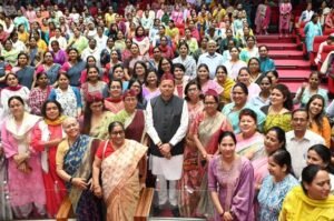 नारी शक्ति वंदन अधिनियम मातृशक्ति के सम्मान और सशक्तिकरण की दिशा में युगांतकारी कदम : मुख्यमंत्री धामी