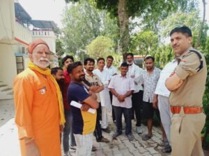 झबरेड़ा में चोरी की घटनाओं से किसानों में आक्रोश, भारतीय किसान संघ का थाने में हंगामा