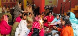 राष्ट्र कल्याण,मानव कल्याण और विश्व शांति की कामना के साथ भागवत कथा के पूर्ण होने पर हुआ यज्ञ-हवन