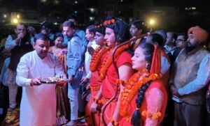 जय श्रीराम के जयकारों के साथ नगर में दशहरे पर हुआ रावण,मेघनाथ और कुंभकरण का दहन
